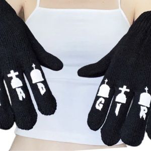 Dolls Kill Too Fast Dead Girl Gloves